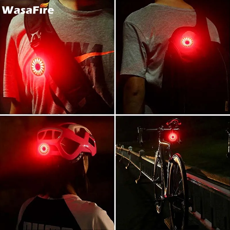 Perfect Bicycle Tail Light 5 Modes USB Rechargeable Bike Rear Lamp 16 Led Flashlight Cycling Riding Taillight 5