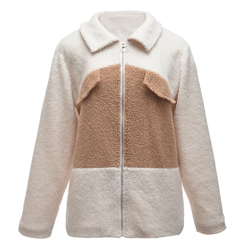 

Maternity Coats Winter For Pregnant Women Outerwear Long Sleeve Autumn Zipper Plush Casual Faux Fur Coat Female Overcoat