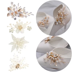 Handmade Shiny Rhinestone Decorative Shoe Clip Sweet Bridal Wedding Shoes High Heel Charm Buckle Shoe Clip Shoes Accessories