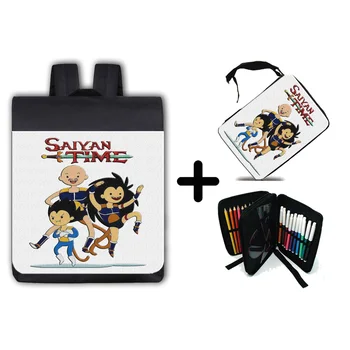 

PACK BACKPACK AND CASE SAYAN TIME ANIME school