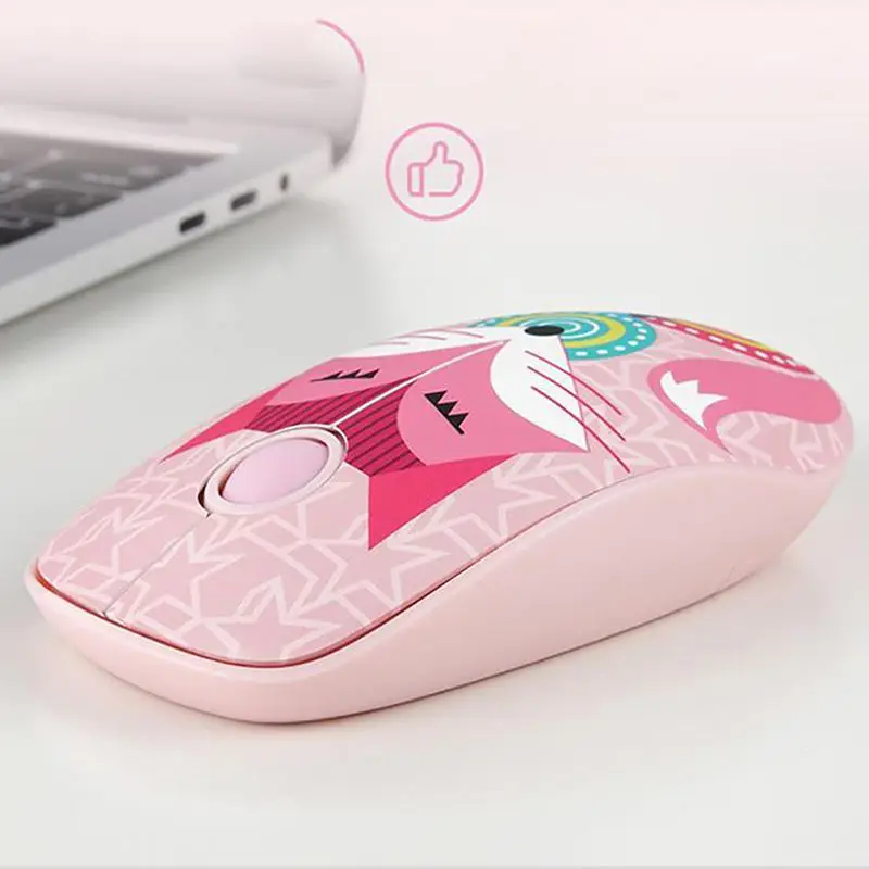 2,4 ГГц USB Беспроводная мышь V8 модная мультяшная офисная игровая мышь для ПК ноутбука компьютера