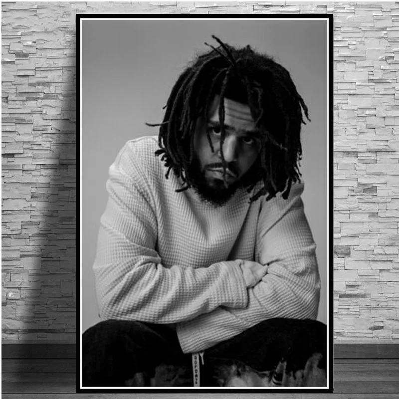 Hot J cole Poster Rapper Hip Hop Pop Music Album Star K.O.D Prints Art Canvas Oil Painting Wall Pictures Living Room Home Decor