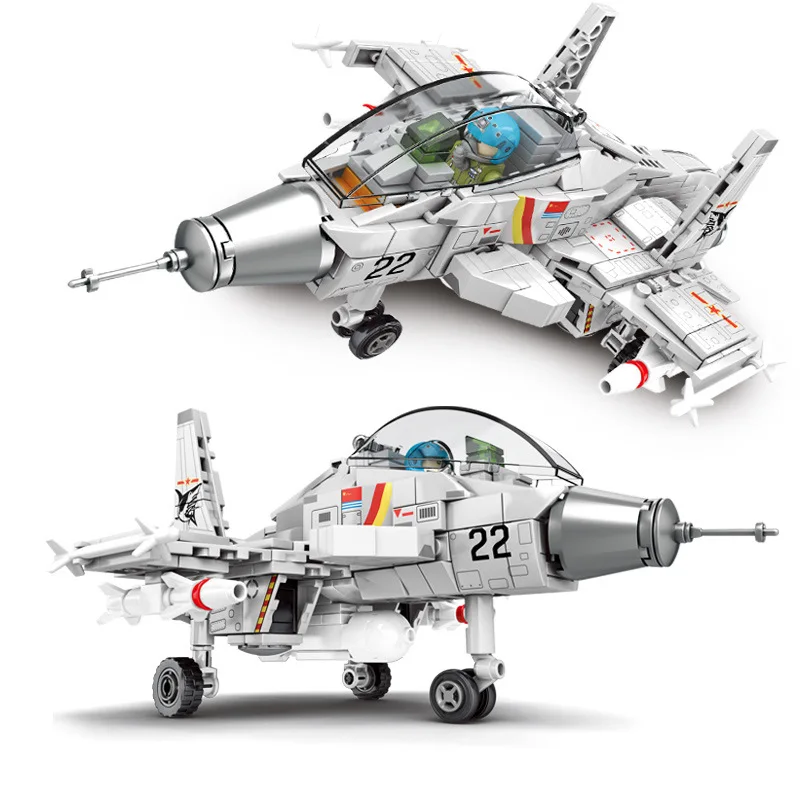 

Toys For Children Q Version J-15 Carrier Based Fighter Model Kit Boys Assembling Educational Building Block Bricks Kids Gift T01