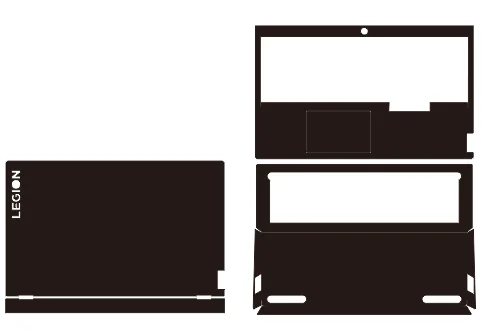 Pellicola Di Copertura Completa Dell'Autoadesivo Della Pelle 3Pcs Per Lenovo Legion 5 5I 15 Gen 6 5 Yoga Duet 7 13 Y530 S940-14 C740-14/S145-15/S145-1