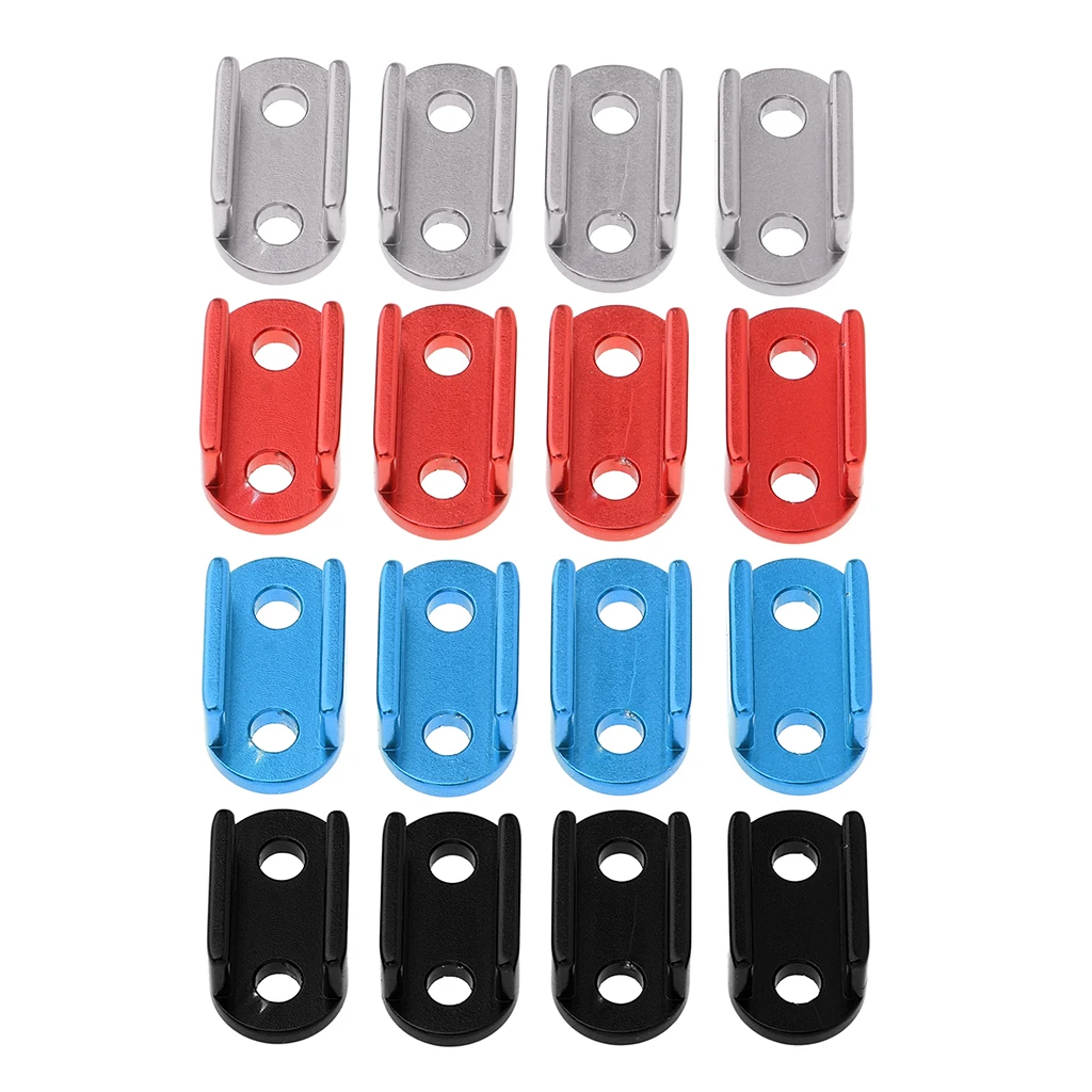 4Pcs Metal Leaf Spring Shackles Suspension Kit for WPL B16 B24 B36 RC Truck