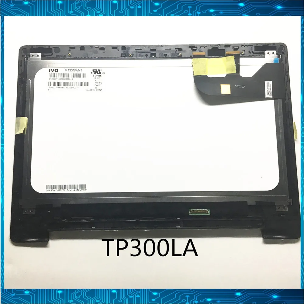 original For Asus TP300 TP300L TP300LA TP300LD 13.3 inches Laptop Touch LCD Display screen assembly 1366*768 OR 1920*1080 Tested |