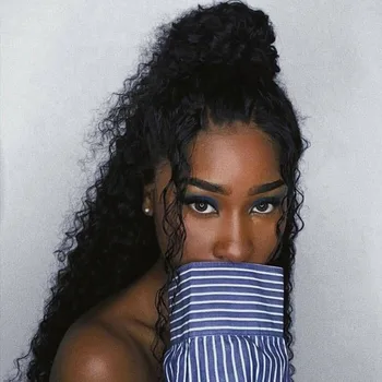 

Swinging Forest 13x4 Lace Front Human Hair Wigs for Women Loose Curly Human Hair Wigs With Baby Hair Pre Plucked 150% Remy Hair