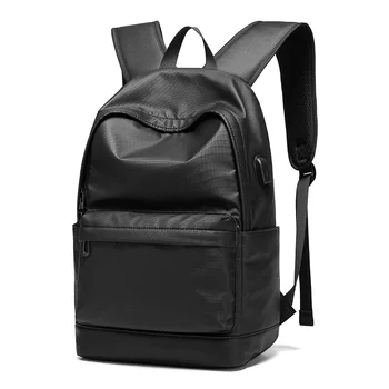 

Top quality black color pu leather men backpack outdoor Large Capacity Vintage School Bag for male 0821-44