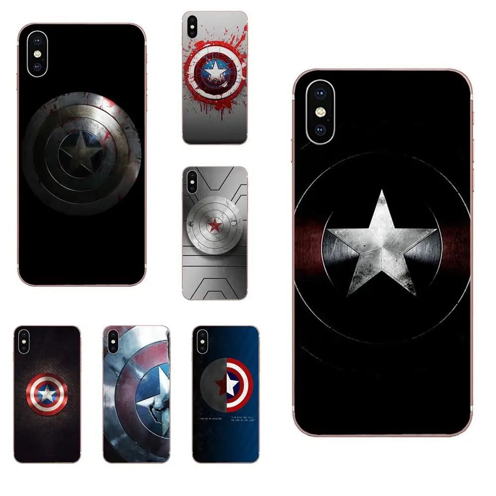 

For LG K50 Q6 Q7 Q8 Q60 X Power 2 3 Nexus 5 5X V10 V20 V30 V40 Q Stylus Soft Fashion Case Marvel Hero Captain America