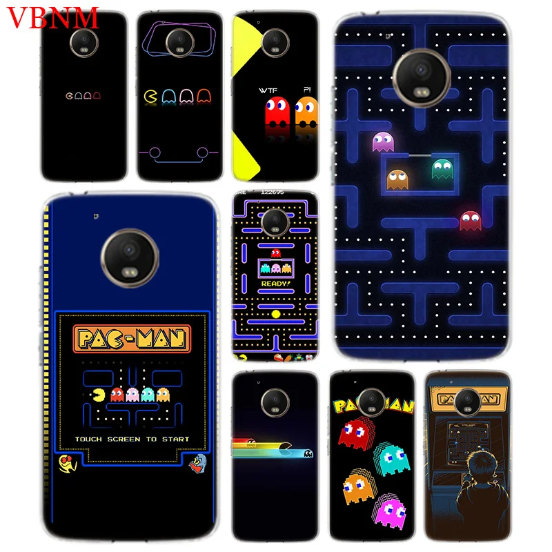 Pacman Pac Man Eating чехол для телефона Motorola Moto G7 G6 G5S G5 E4 Plus G4 E5 Play X4 заказной с