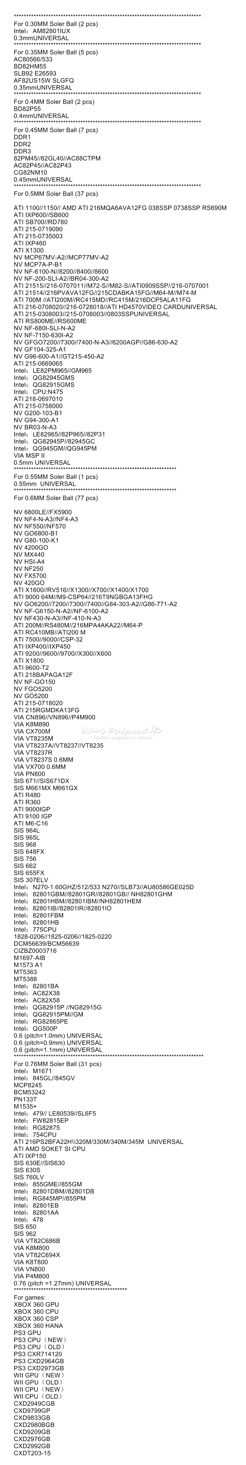 LY IR6500 with 184 pcs stencil kit (4)