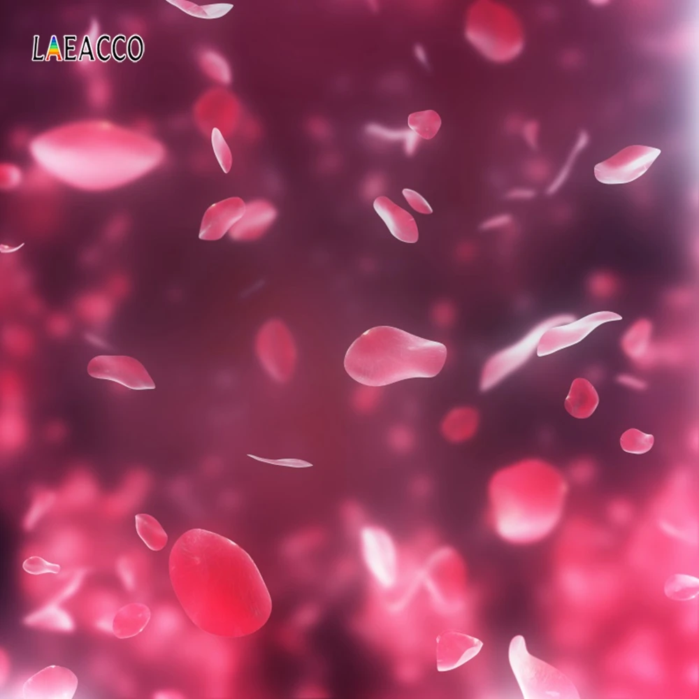 Laeacco Wedding Flower Decor Dreamy Birthday Scene Personalized Photographic Backdrops Photography Backgrounds for Photo Studio |