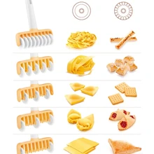 37 шт. кондитерский роликовый резак Rolling Angel бисквит печенье плесень производитель торт DIY украшения волнообразный резак разный узор Скалка