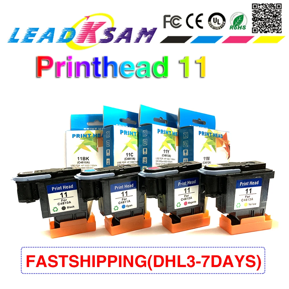Быстрая зарядка для hp 11 печатающая головка C4810A C4811A C4812A C4813A 70 100 110 111 120 500 510 500PS 800 815