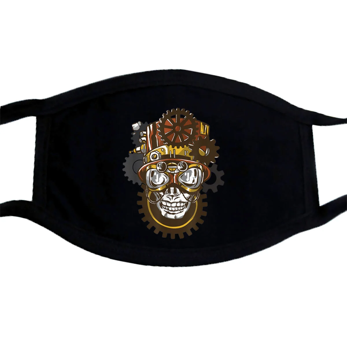Beautiful Steampunk Goggles Skull Head With Top Hat Gears Gothic Gifts Mask PM2.5 | Аксессуары для одежды