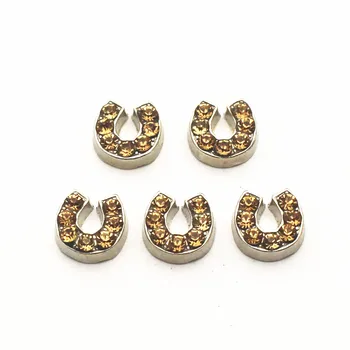 

Newest 12pcs/lot Charms horseshoe Floating Charms for Floating Memory charms Lockets DIY Jewelry