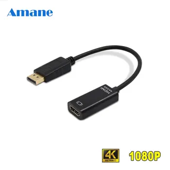 

1080P 4K DP To HDMI Adapter DisplayPort To HDMI Display Port Male To Female Converter Cable Adapter for HDTV PC HP/DELL Laptop