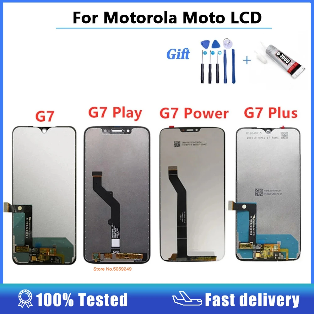 For Motorola Moto G7 Power Display Xt1955 Lcd G7 Plus Touch Screen Digitizer G7 Play Lcd Replacement Xt1952 Lcd For Moto G7 Lcd Mobile Phone Lcd Screens Aliexpress