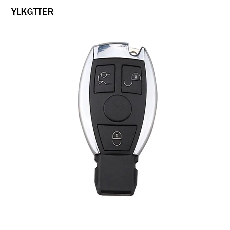 YLKGTTER 315/433 Мгц дистанционный умный ключ для Mercedes Benz 4matic CDI E200 E220 E230 E240 E270 E280 E320 E350 E400 E500 E550 - Цвет: Черный