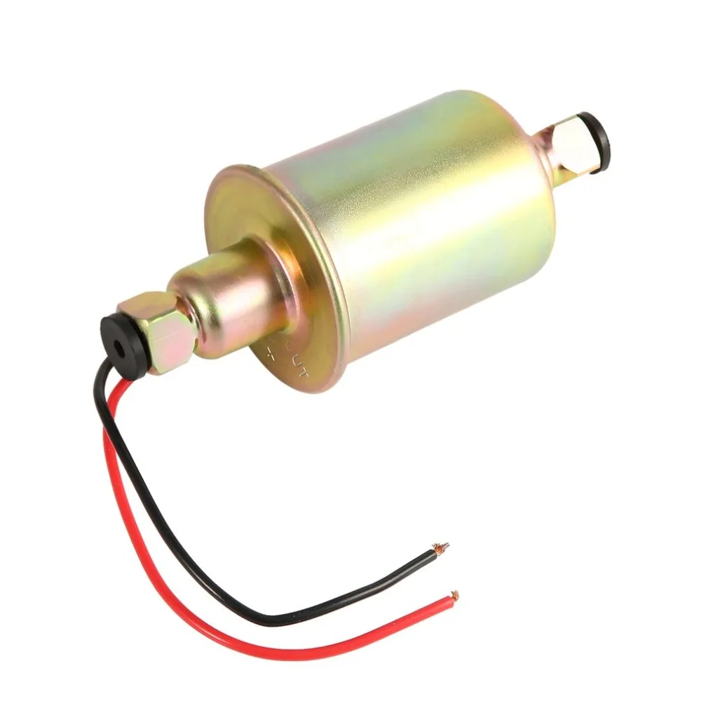 E8012S Портативный бензин 12V низшее Давление Электронный Топливный насос для перекачки масла оснащены полным фитинги
