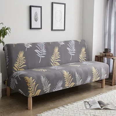 All-inclusive Folding Sofa Bed Cover Tight Wrap Sofa Towel No armrests Tight Wrap Sofa Cover loveseat for Living Room - Цвет: 21