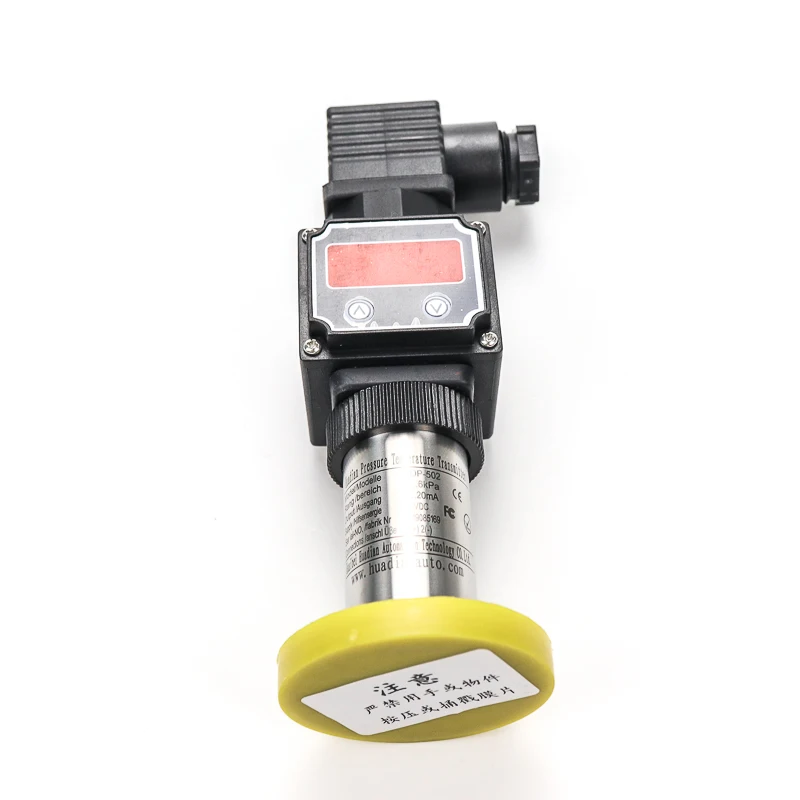 4-20mA flush membrane pressure sensor measures dirty water sewage and anti-blocking pressure transmitter