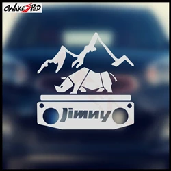 For-Suzuki-Jimny-Personalized-Text-Car-Sticker-Mountain-Graphics-Auto-Body-Decor-Stickers-Automobile-Windshield-Decal