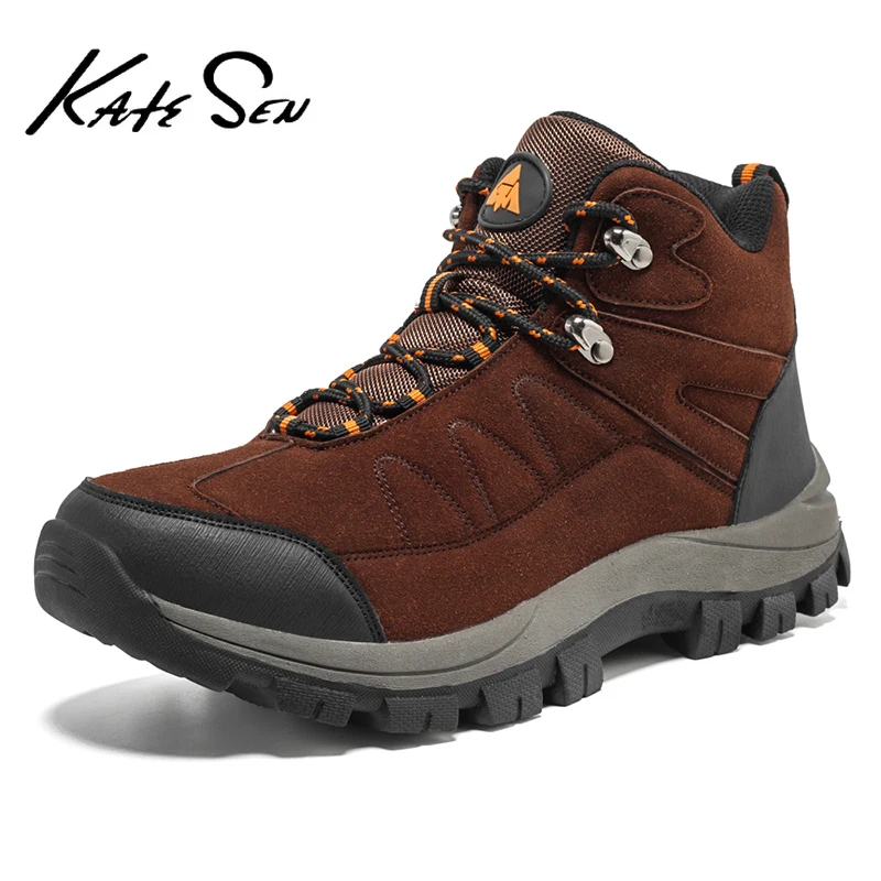 

2020 New Spring Autumn Waterproof Ankle Boots Breathable Motorcycle Boots Men's Sneakers Fashion Outdoor Hiking Boots Men Boots