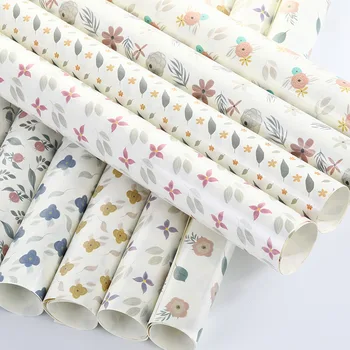 

75x52cm Gift Floral Wrapping Paper Roll for Wedding Kids Birthday Holiday Baby Shower Gift Wrap Craft Paper Decor Gifts