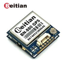 Beitian gnss módulo gps glonass duplo controle de vôo gps módulo bússola hmc5883l amp2.6/pix4/pixhawk, BN-880
