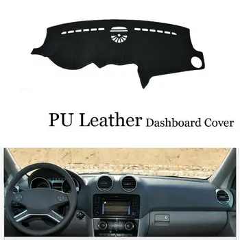 

For Mercedes Benz ML 2005-2010 Dashboard Console Cover PU Leather Protector Sunshield Pad