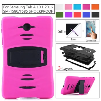 

Case For Samsung Galaxy Tab A 10.1 T580 T585 T587 SM-T585 Cover Kids Safe Colorful With Function Tablet Protection Shell Coque