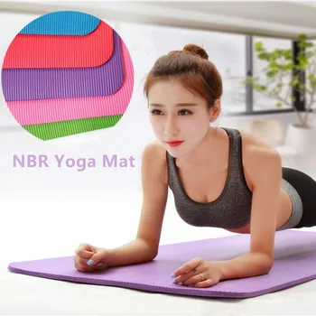 

183*60cm NBR Yoga Mats 15mm Thicken Yoga Pilates Non-slip Fitness Pad Gym Home Dance Exercises Gymnastics Sport Pads