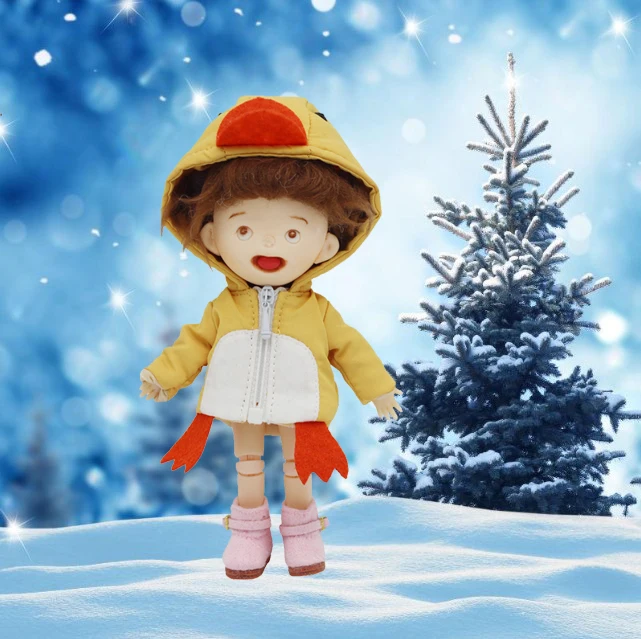 Новинка 1/12 BJD кукла зимнее пальто длинное платье зимняя одежда юбка OB11 кукла куртка Аксессуары Одежда для куклы Obitsu11