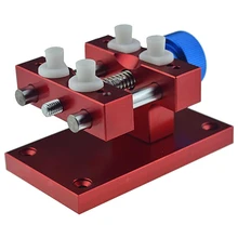 Большой чехол из нержавеющей стали, тиски с основанием, держатель для часов, для ремонта часов, металлический увеличенный держатель для открытого стола, инструмент для ремонта