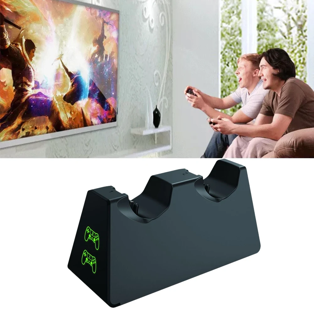 Для контроллера PS4 джойстик с ручкой USB зарядное устройство двойная быстрая