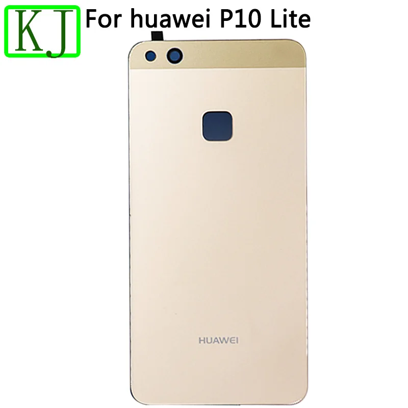 Для HUAWEI P10 Lite крышка батареи Задняя стеклянная дверная панель с клеем для P10 lite задняя крышка Корпус чехол