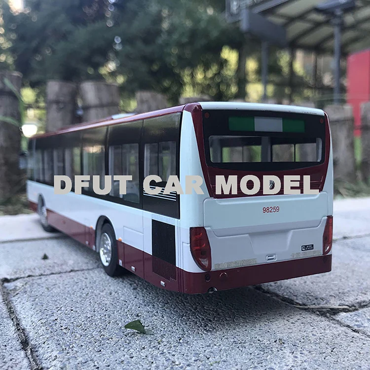 1:43 игрушка из сплава FOTON BJ6123 FU TIAN BUS Car Модель детских игрушечных автомобилей авторизованный детский игрушечный автомобиль