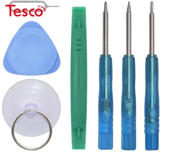

7 in 1 / 8 in 1 Blue Screwdrivers Opening Tools Kit With Green Pry Tool Tri Wing Ph000 Phillips P2 Pentalobe For iPhone Samsung
