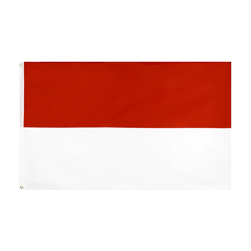 3Jflag 3x5Fts 90X150cm гессенской Mc Mco Монако ID иди Флаг Индонезии | Дом и сад