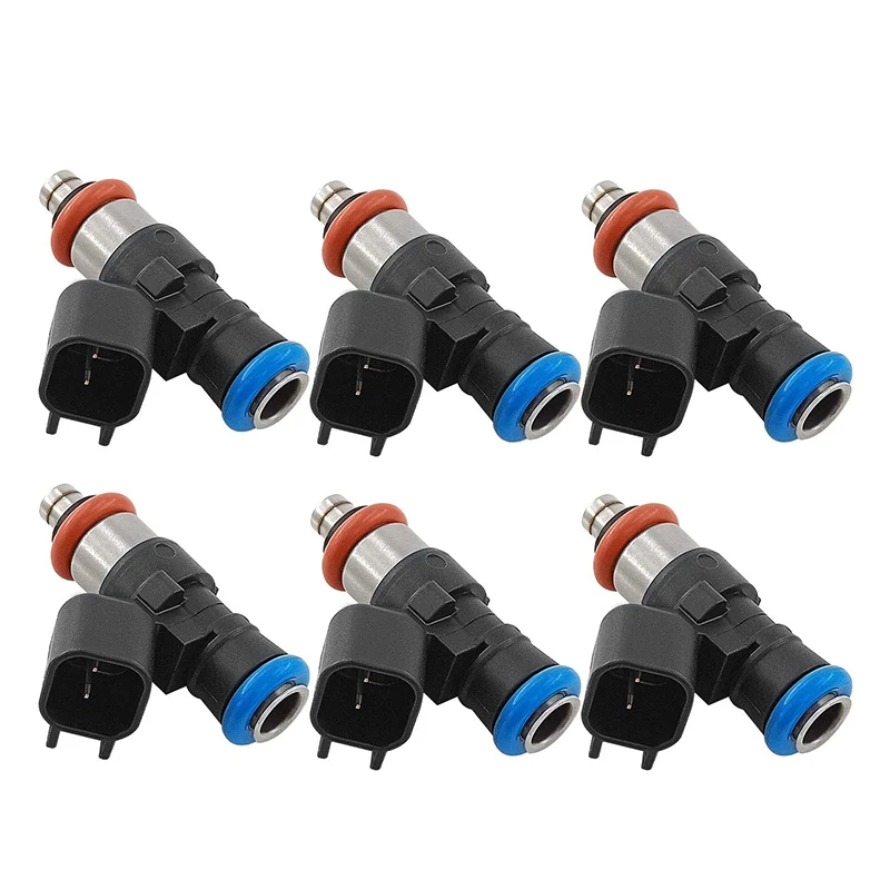6pcs Fuel Injectors For Ford Edge Taurus Flex Fusion Lincoln MKZ MKX 3