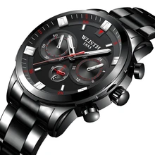 Wlith часы мужские военные часы мужские часы с датой Лидирующий бренд Роскошные водонепроницаемые повседневные мужские кварцевые часы erkek kol saati