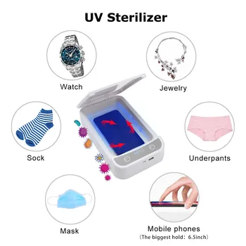 

5V Ultraviolet Light Cell Phone Sterilization Box Cleaner Phone Cleaner UV Sterilizer Portable Smart Phone Sterilization