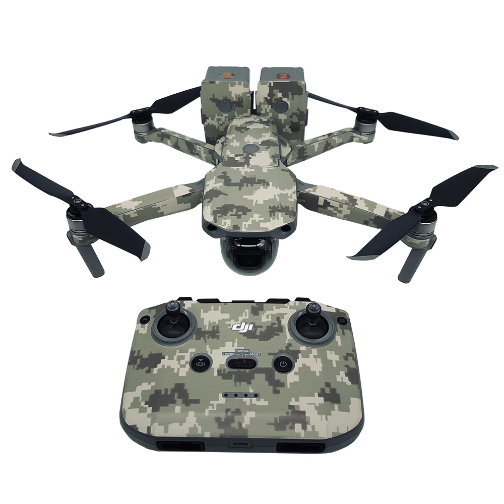 Камуфляжная наклейка s Skin для DJI Mavic Air 2 RC Drone аксессуары Защитная пленка корпуса +