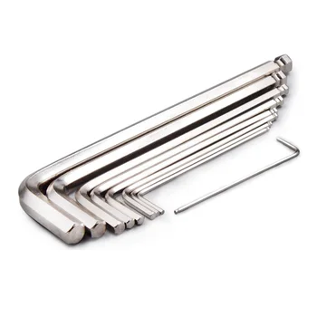 

L-shaped hexagon key alloy steel long hard ball head hexagon wrench 1.5 2 2.5 3 4 5 8 10 12 14 17 19