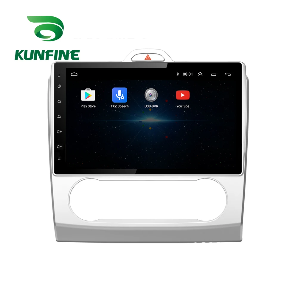 Восьмиядерный 1024*600 Android 8,1 автомобильный DVD gps навигатор плеер Deckless стерео для FORD Focus 2004-2011 головное устройство радио