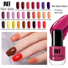 NEE JOLIE, 73 цвета, Одноцветный лак для ногтей, лак для ногтей, долговечный, для маникюра, для украшения ногтей, сделай сам, дизайн, лак для ногтей, 3,5 мл