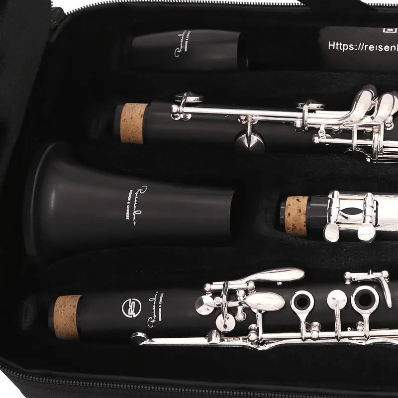 Reisenberg's new professional BB clarinet 18 keys ABS tube body silver-plated keys