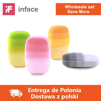 

Wholesale 5Pcs/ lots 10Pcs/lots Inface Smart Sonic Clean Electric Deep Facial Cleaning Massage Brush