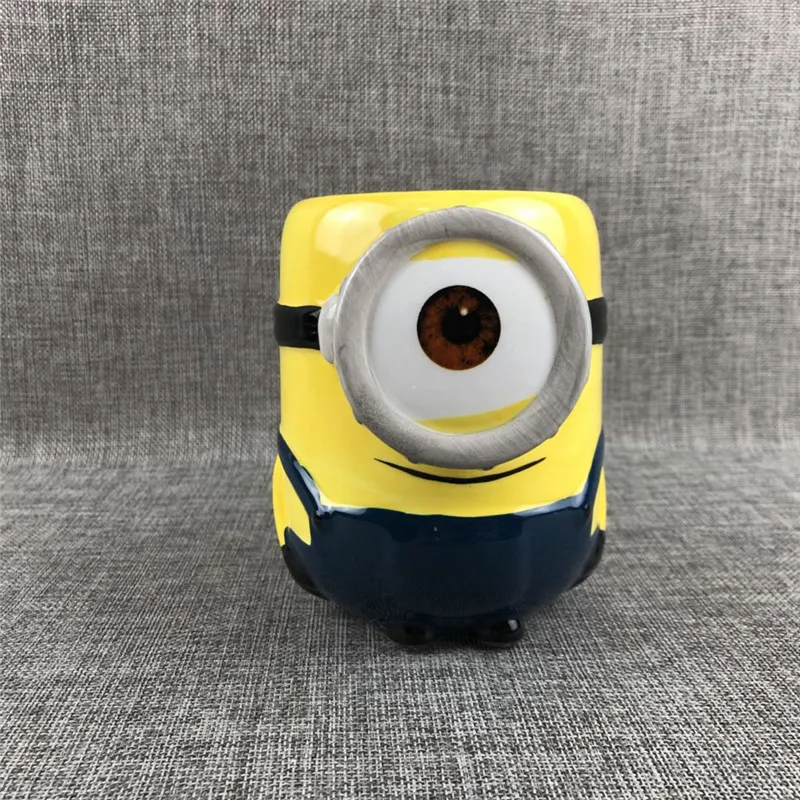 3D мультфильм йеллоуминьоны керамика кружки кофе кружка молоко чай офисные чашки Посуда для напитков лучший подарок на день рождения с подарочной коробкой